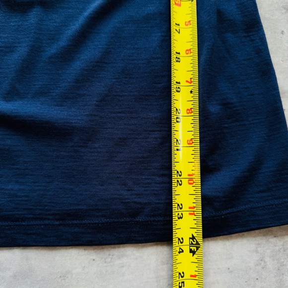 Ibex 100% Merino Wool Lightweight 1/4 Zip Hoodie, Navy Women’s Small - Picture 9 of 9